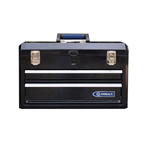 kobalt portable 20.6 in steel lockable tool box|lowe's kobalt 2 drawer.